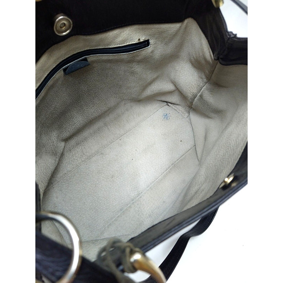 HCL Black Leather Convertible Crossbody Shoulder Bag - Vintage Made in Germany - Picture 11 of 13